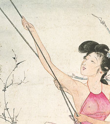 中县-胡也佛的仕女画和最知名的金瓶梅秘戏图
